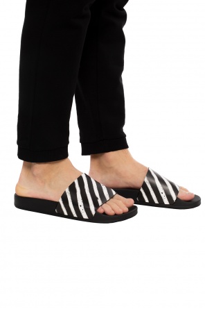 Logo-patched slides, zdjęcie 2 Logo-patched slides od Off White